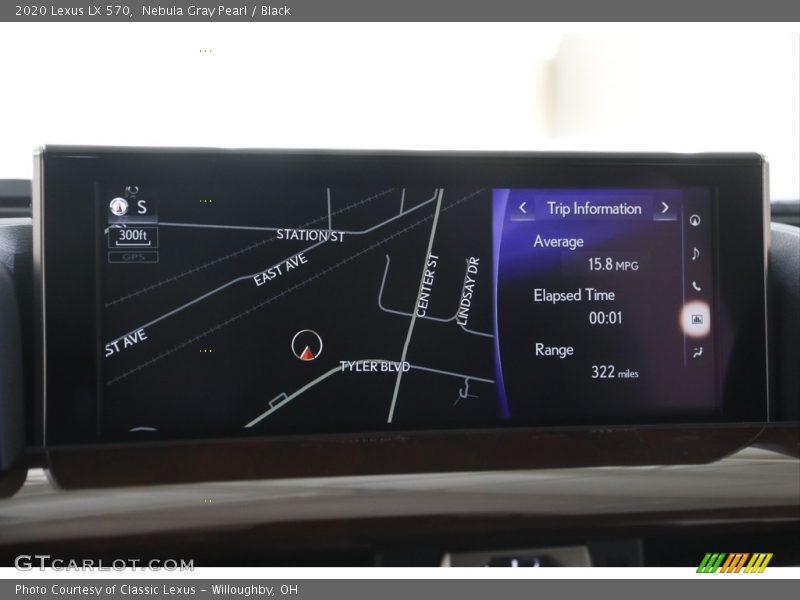 Navigation of 2020 LX 570