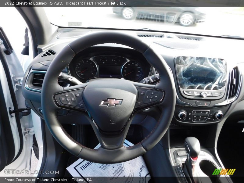 Iridescent Pearl Tricoat / Jet Black 2022 Chevrolet Equinox RS AWD