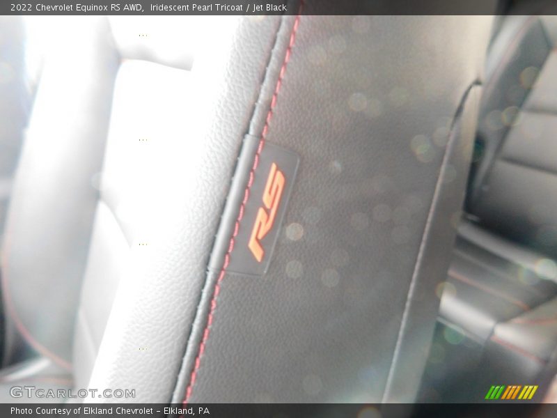 Iridescent Pearl Tricoat / Jet Black 2022 Chevrolet Equinox RS AWD