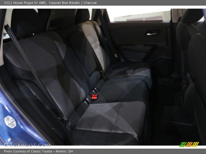 Caspian Blue Metallic / Charcoal 2021 Nissan Rogue SV AWD