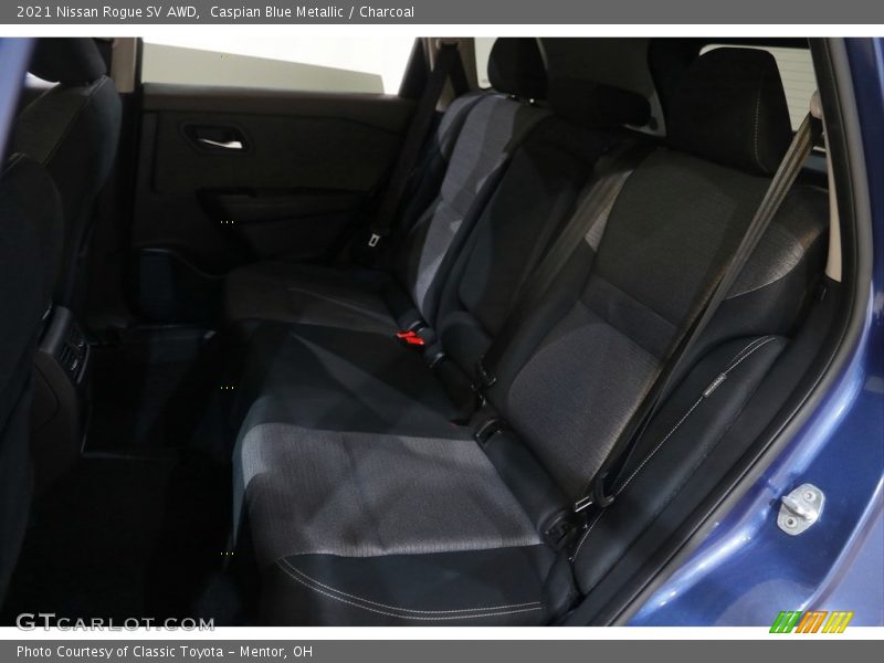 Caspian Blue Metallic / Charcoal 2021 Nissan Rogue SV AWD