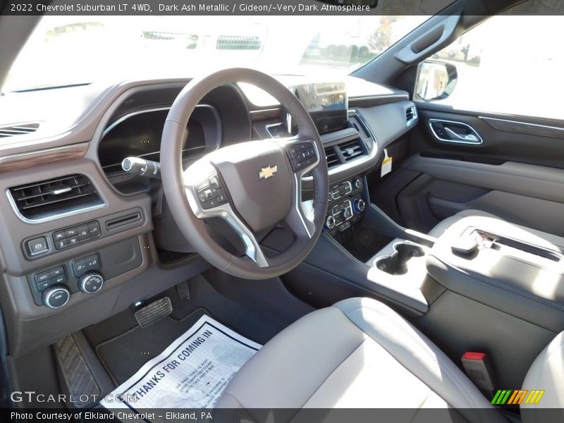 Dark Ash Metallic / Gideon/­Very Dark Atmosphere 2022 Chevrolet Suburban LT 4WD