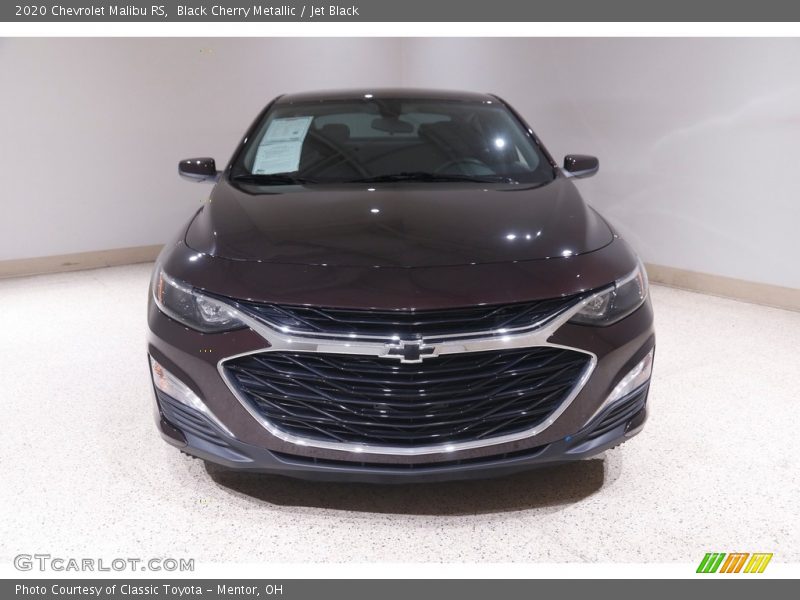 Black Cherry Metallic / Jet Black 2020 Chevrolet Malibu RS