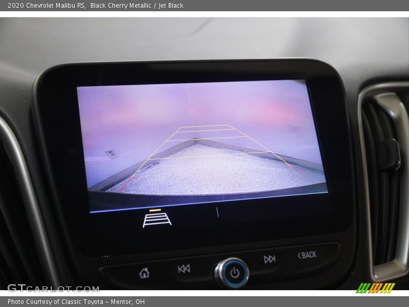 Black Cherry Metallic / Jet Black 2020 Chevrolet Malibu RS