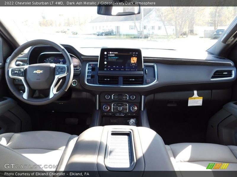 Dark Ash Metallic / Gideon/­Very Dark Atmosphere 2022 Chevrolet Suburban LT 4WD
