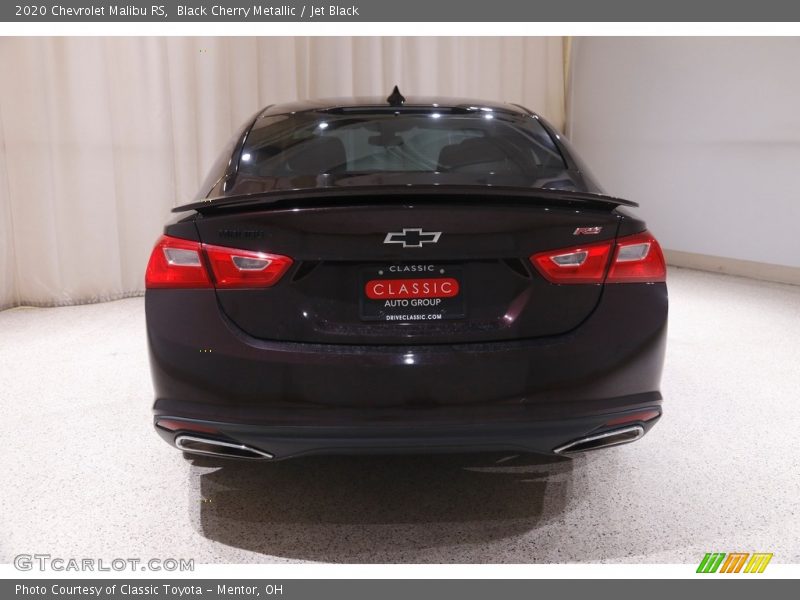 Black Cherry Metallic / Jet Black 2020 Chevrolet Malibu RS
