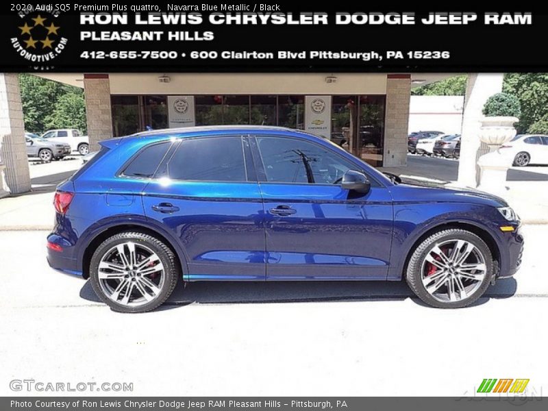 Navarra Blue Metallic / Black 2020 Audi SQ5 Premium Plus quattro