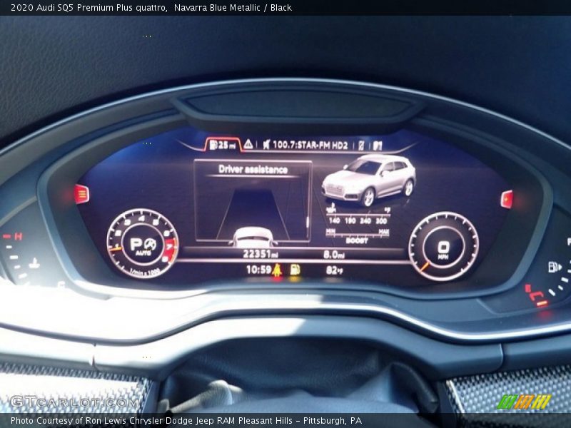 Navarra Blue Metallic / Black 2020 Audi SQ5 Premium Plus quattro