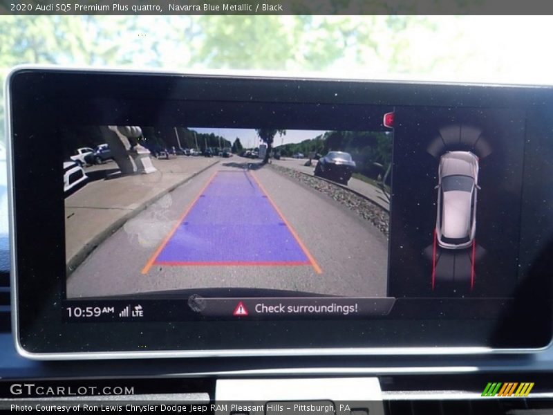 Navarra Blue Metallic / Black 2020 Audi SQ5 Premium Plus quattro