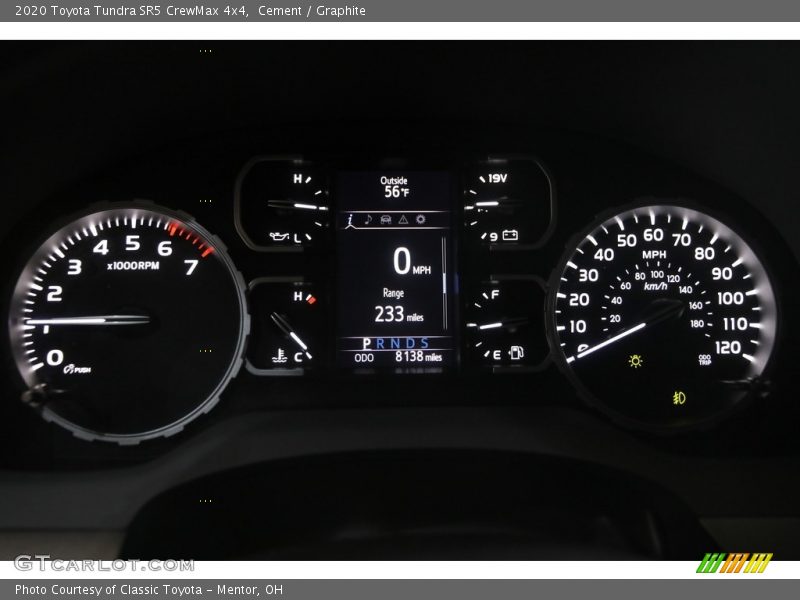  2020 Tundra SR5 CrewMax 4x4 SR5 CrewMax 4x4 Gauges
