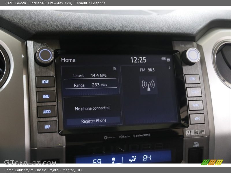 Controls of 2020 Tundra SR5 CrewMax 4x4