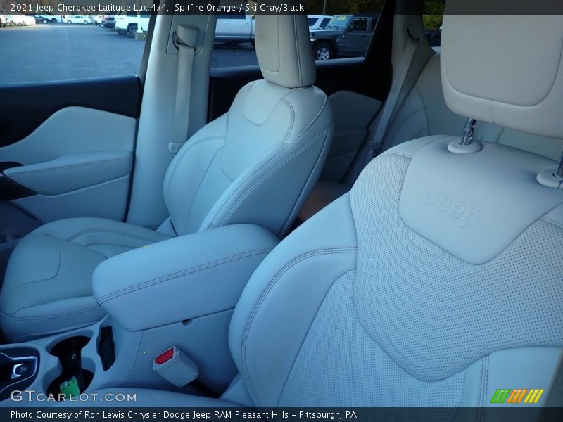 Spitfire Orange / Ski Gray/Black 2021 Jeep Cherokee Latitude Lux 4x4