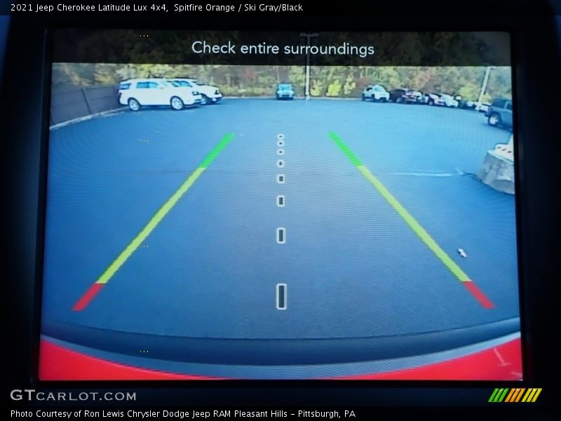 Spitfire Orange / Ski Gray/Black 2021 Jeep Cherokee Latitude Lux 4x4