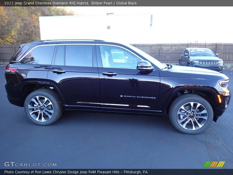 Ember Pearl / Global Black 2022 Jeep Grand Cherokee Overland 4XE Hybrid