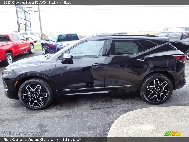 Black / Jet Black 2023 Chevrolet Blazer RS AWD