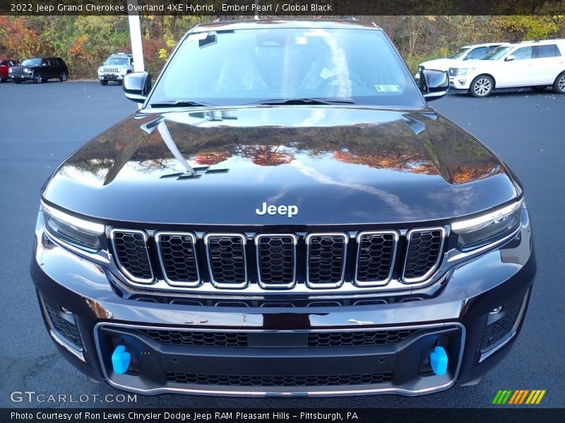 Ember Pearl / Global Black 2022 Jeep Grand Cherokee Overland 4XE Hybrid