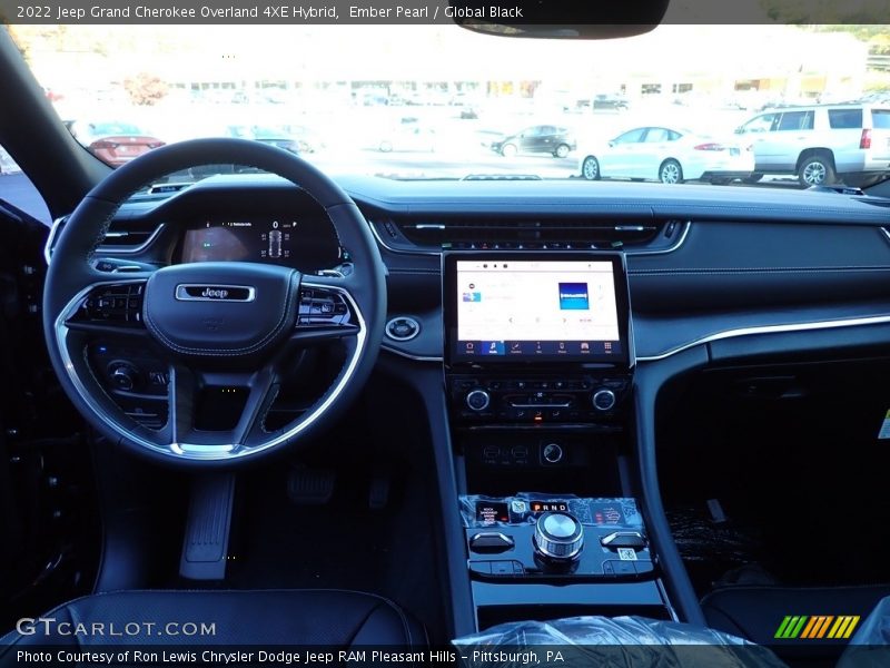 Dashboard of 2022 Grand Cherokee Overland 4XE Hybrid