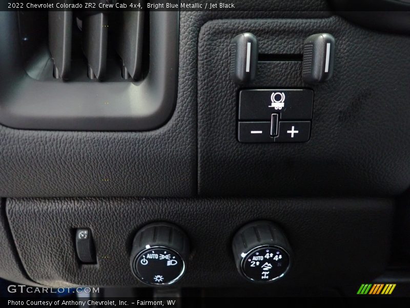 Bright Blue Metallic / Jet Black 2022 Chevrolet Colorado ZR2 Crew Cab 4x4