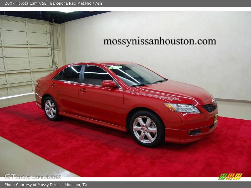 Barcelona Red Metallic / Ash 2007 Toyota Camry SE