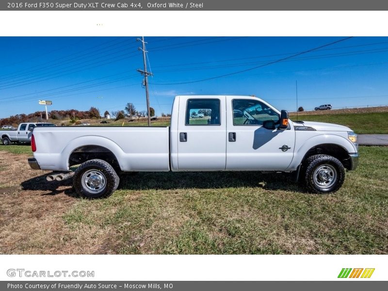 Oxford White / Steel 2016 Ford F350 Super Duty XLT Crew Cab 4x4
