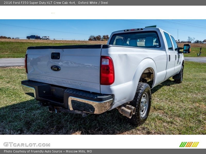 Oxford White / Steel 2016 Ford F350 Super Duty XLT Crew Cab 4x4