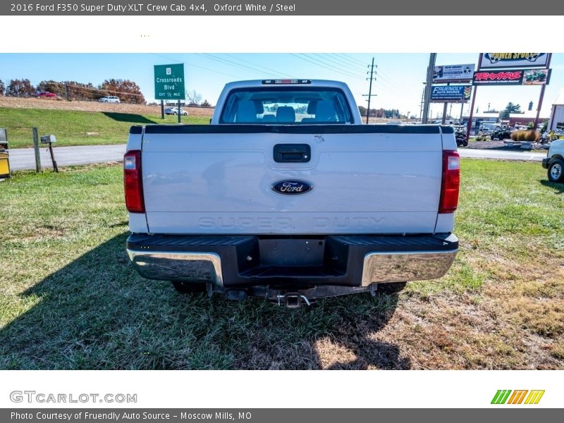 Oxford White / Steel 2016 Ford F350 Super Duty XLT Crew Cab 4x4