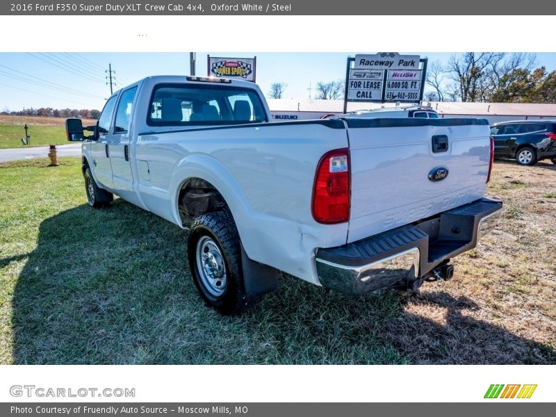 Oxford White / Steel 2016 Ford F350 Super Duty XLT Crew Cab 4x4