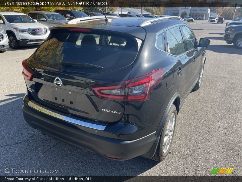 Gun Metallic / Charcoal 2020 Nissan Rogue Sport SV AWD