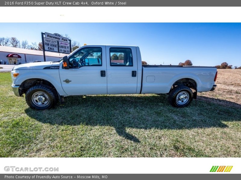 Oxford White / Steel 2016 Ford F350 Super Duty XLT Crew Cab 4x4
