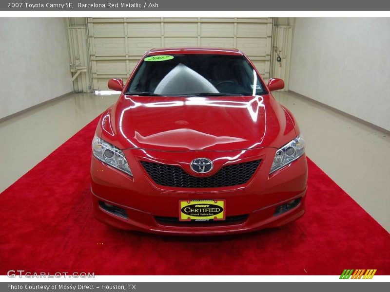 Barcelona Red Metallic / Ash 2007 Toyota Camry SE