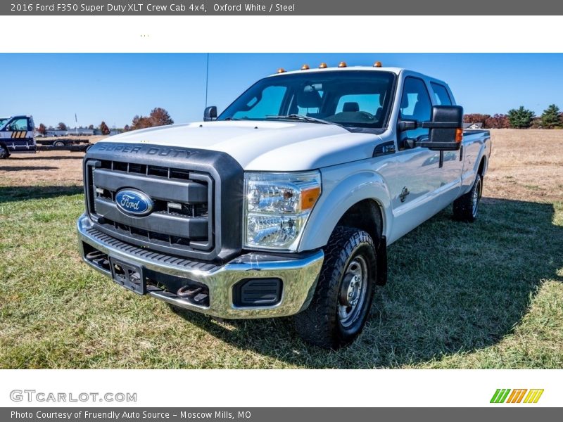 Oxford White / Steel 2016 Ford F350 Super Duty XLT Crew Cab 4x4