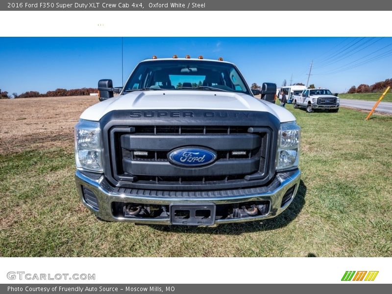 Oxford White / Steel 2016 Ford F350 Super Duty XLT Crew Cab 4x4