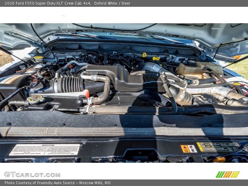 Oxford White / Steel 2016 Ford F350 Super Duty XLT Crew Cab 4x4