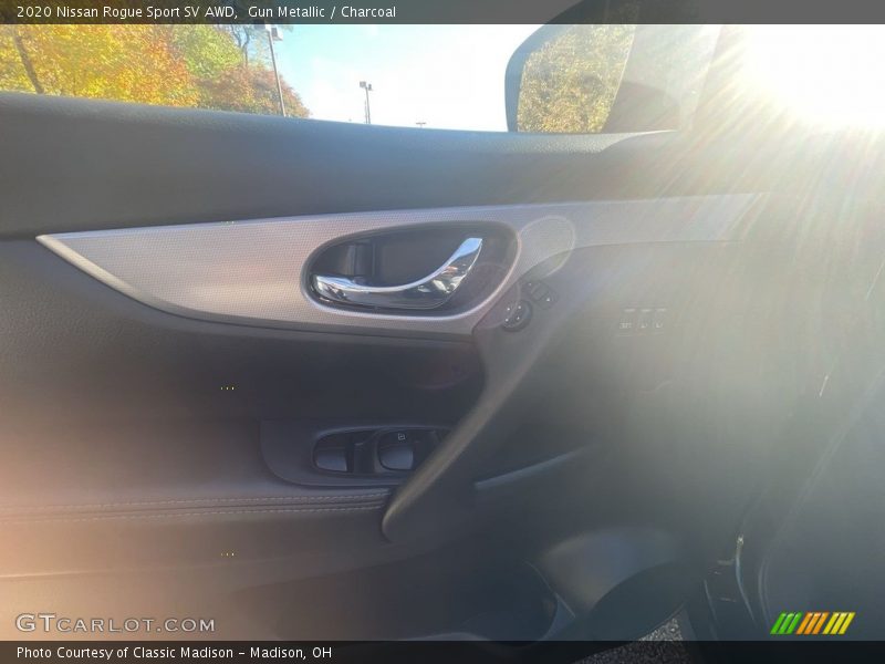 Gun Metallic / Charcoal 2020 Nissan Rogue Sport SV AWD
