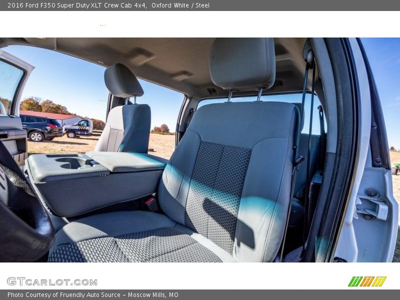 Oxford White / Steel 2016 Ford F350 Super Duty XLT Crew Cab 4x4