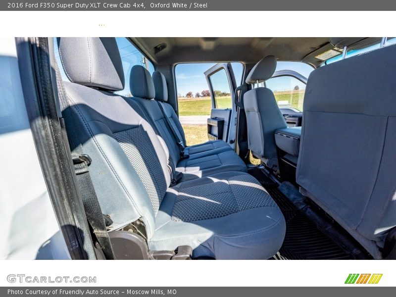 Oxford White / Steel 2016 Ford F350 Super Duty XLT Crew Cab 4x4