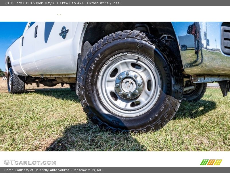 Oxford White / Steel 2016 Ford F350 Super Duty XLT Crew Cab 4x4