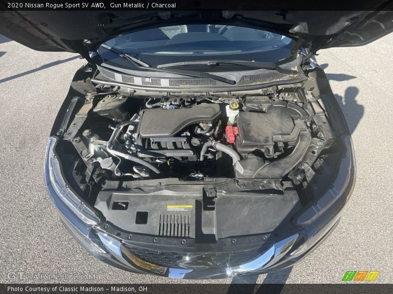 Gun Metallic / Charcoal 2020 Nissan Rogue Sport SV AWD