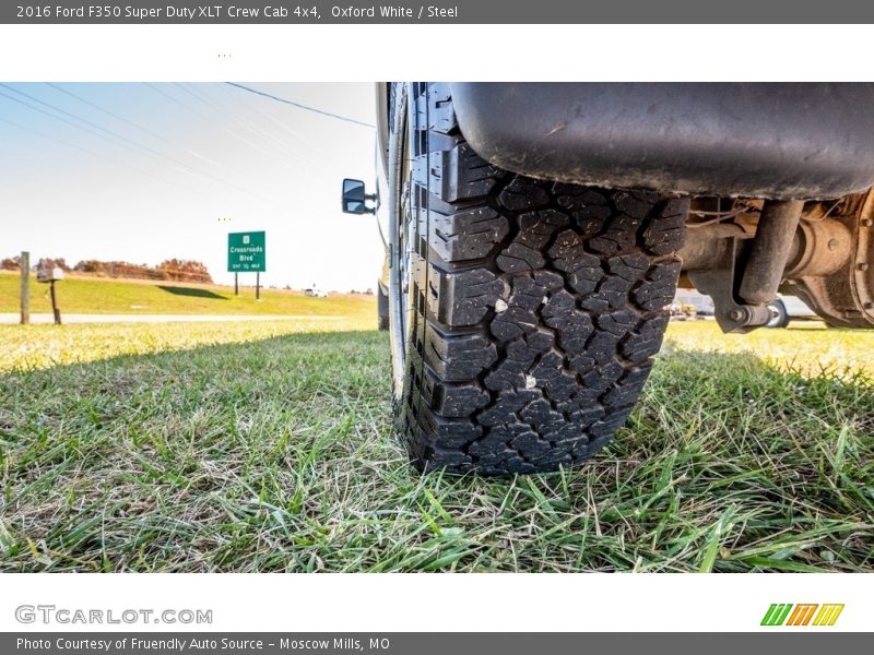 Oxford White / Steel 2016 Ford F350 Super Duty XLT Crew Cab 4x4