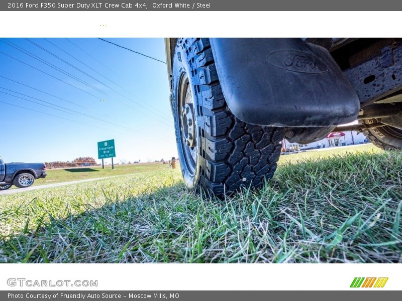 Oxford White / Steel 2016 Ford F350 Super Duty XLT Crew Cab 4x4