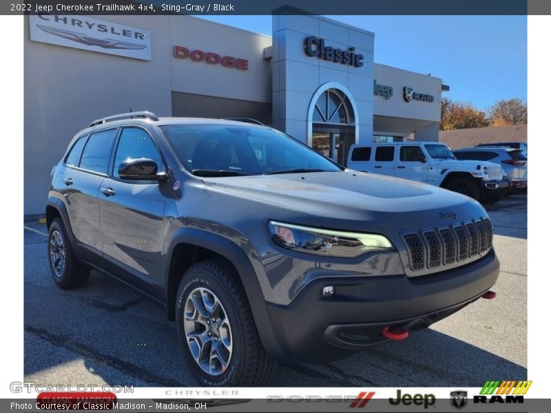 Sting-Gray / Black 2022 Jeep Cherokee Trailhawk 4x4