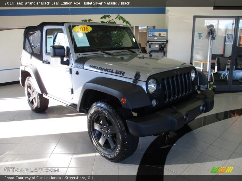 Front 3/4 View of 2016 Wrangler Black Bear Edition 4x4