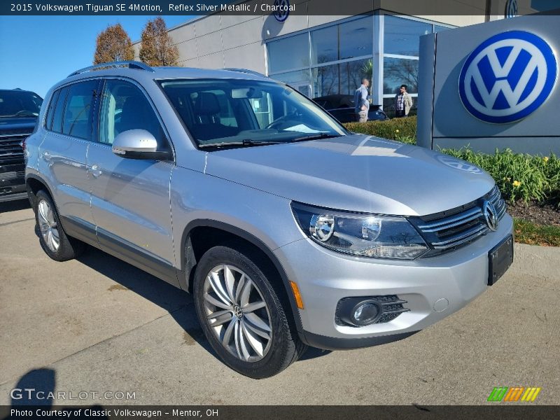 Reflex Silver Metallic / Charcoal 2015 Volkswagen Tiguan SE 4Motion