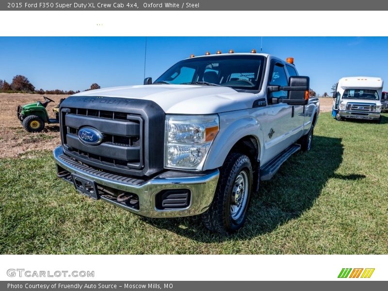 Oxford White / Steel 2015 Ford F350 Super Duty XL Crew Cab 4x4