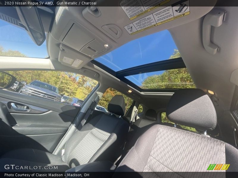 Gun Metallic / Charcoal 2020 Nissan Rogue SV AWD