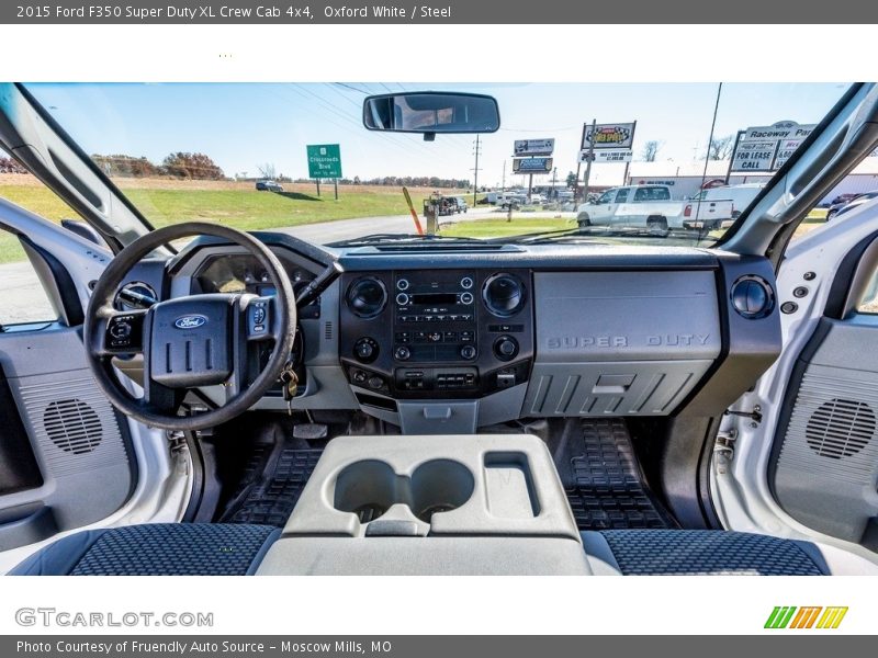 Oxford White / Steel 2015 Ford F350 Super Duty XL Crew Cab 4x4