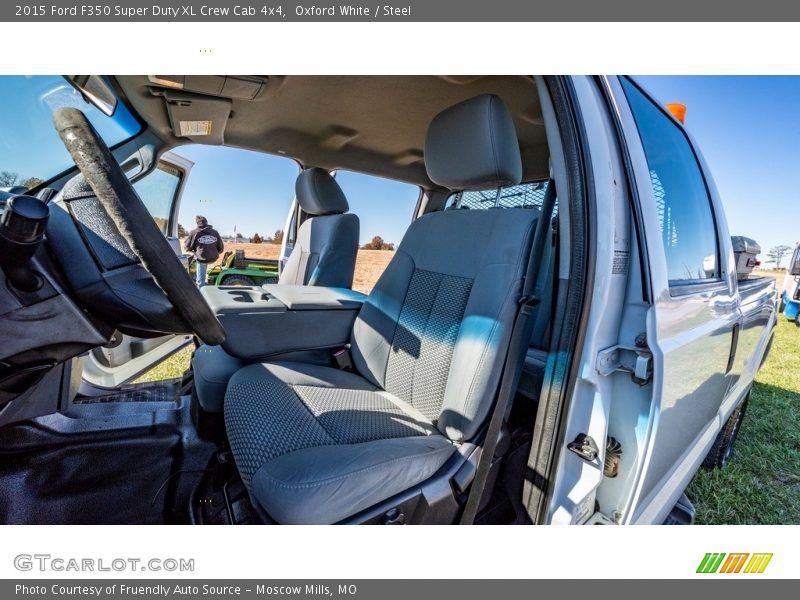 Oxford White / Steel 2015 Ford F350 Super Duty XL Crew Cab 4x4