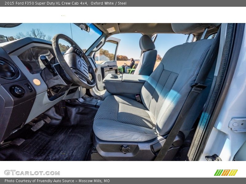 Oxford White / Steel 2015 Ford F350 Super Duty XL Crew Cab 4x4