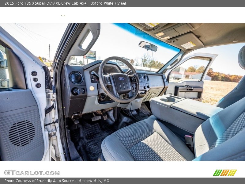 Oxford White / Steel 2015 Ford F350 Super Duty XL Crew Cab 4x4