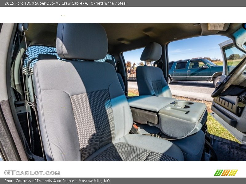 Oxford White / Steel 2015 Ford F350 Super Duty XL Crew Cab 4x4